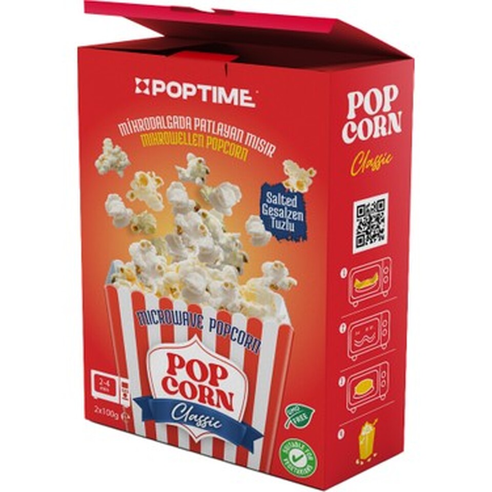 POPTIME POPCORN 2'Lİ-TUZLU